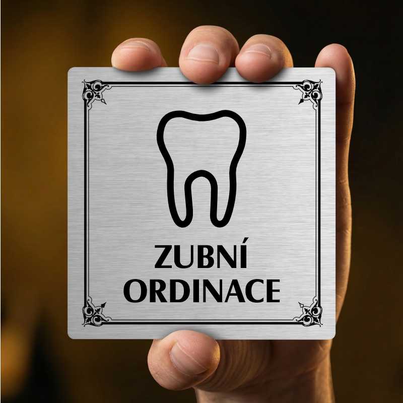 Zubní ordinace, 148x148mm, stříbrná, Nevada